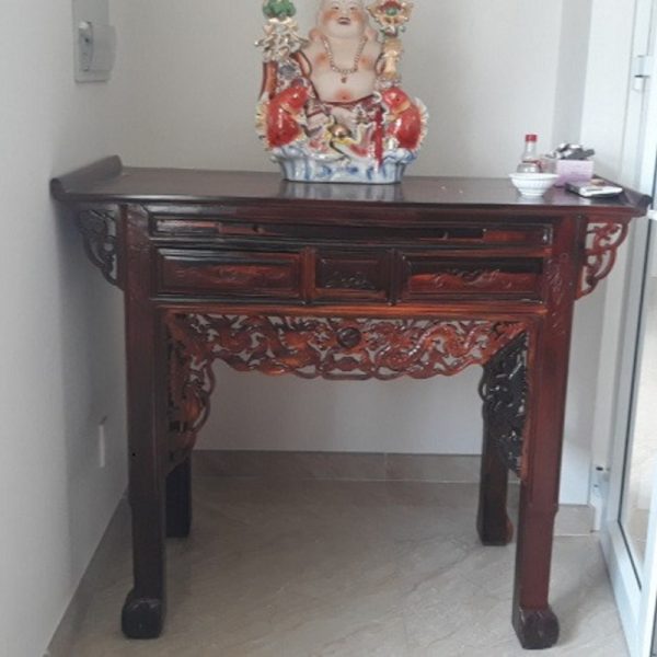 Bàn thờ gia tiên cũ gỗ cao cấp giá rẻ TT006