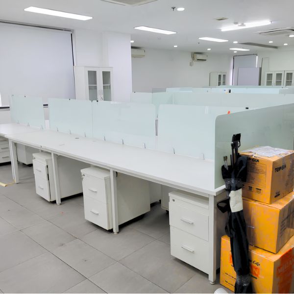 Thanh lý bàn cụm 6 chỗ gỗ MDF phủ melamin cao cấp