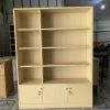 Thanh lý tủ trưng bày 1m4 gỗ MDF màu kem