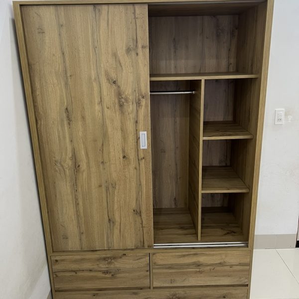 Tủ quần áo 1m4*2m MDF phủ melamin cao cấp