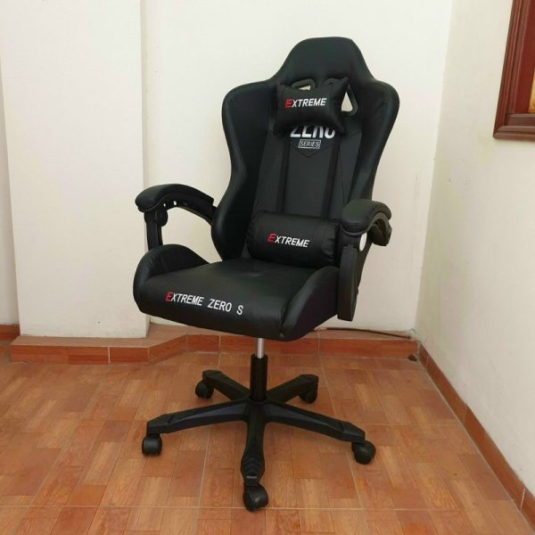 Ghế game có tựa đầu màu đen mới 100%