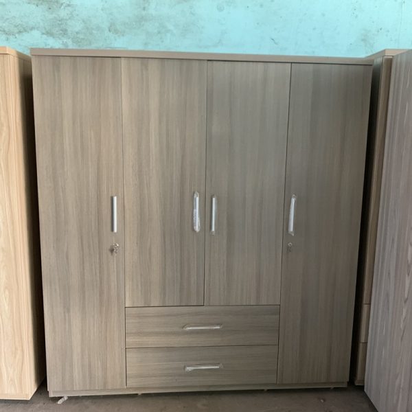 Thanh lý tủ quần áo 4 cánh gỗ MFC chống ẩm giá rẻ
