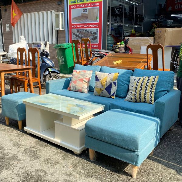 Bộ sofa phòng khách kèm bàn giá rẻ