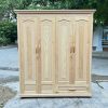 Tủ quần áo gỗ tự nhiên 1m8*2m tồn kho