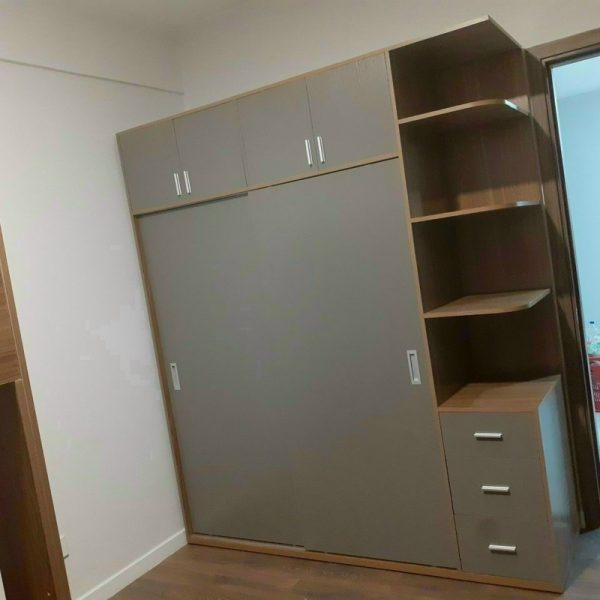 Tủ quần áo gia đình 2m4*2m7 hiện đại đóng mới