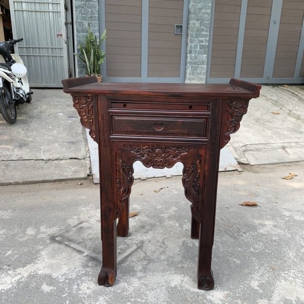 Kệ thờ gia tiên 88cm gỗ muồng đen mới 100%