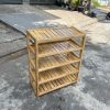 Thanh lý kệ giày dép 5 tầng gỗ mới 100%