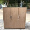 Tủ hồ sơ cũ 1m2*1m2 màu vân gỗ cũ