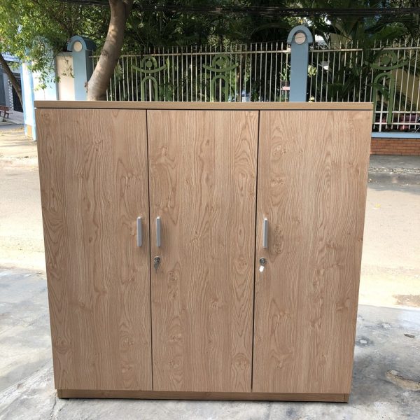 Tủ hồ sơ cũ 1m2*1m2 màu vân gỗ cũ