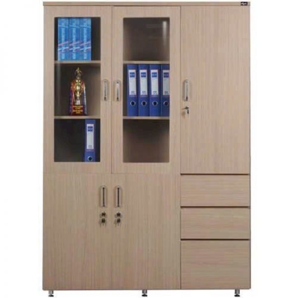 Tủ hồ sơ văn phòng 1m2*2m MFC màu kem mới 100%