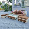 Combo sofa gia đình kèm bàn phối màu cao cấp