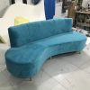 Băng sofa 1m8 cong cao cấp bọc nhung mới