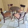 Thanh lý ghế cafe măngô gỗ sồi màu nâu