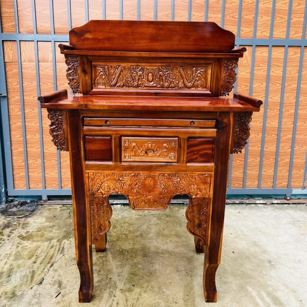 Kệ thờ gia tiên gỗ tràm 2 tầng mới 100% giá rẻ
