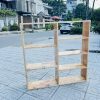 Thanh lý kệ sách gỗ tự nhiên 1mx1m mới 98%