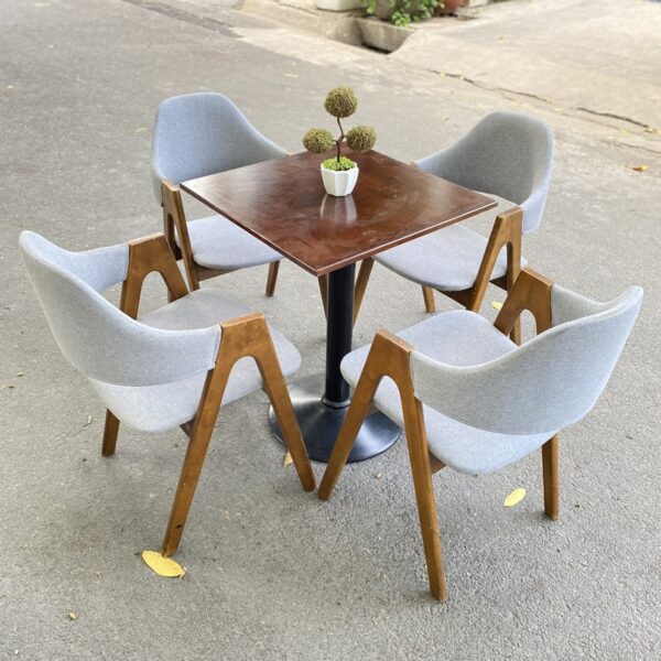 Thanh lý ghế cafe chữ A bọc nỉ cao cấp tồn kho 99%