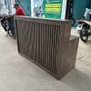 Quầy 1m6 chữ U màu xám vân gỗ mới 99%
