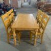 Thanh lý bộ bàn ăn gỗ gõ đỏ 6 ghế tồn kho
