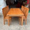Thanh lý bộ bàn ăn gia đình 6 ghế gỗ xoan đào