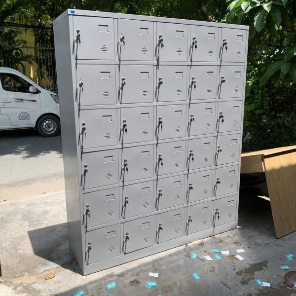 Tủ hồ sơ locker sắt 30 ngăn thanh lý giá rẻ