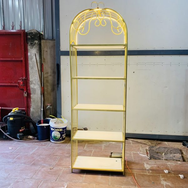 Kệ trưng bày sắt 5 tầng hoàng gia mới 100%