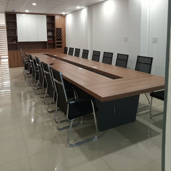 Thanh lý bàn họp 5m MDF phủ melamin cao cấp