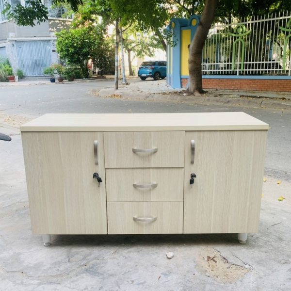 Tủ hồ sơ văn phòng thấp 1m2 mới 95%