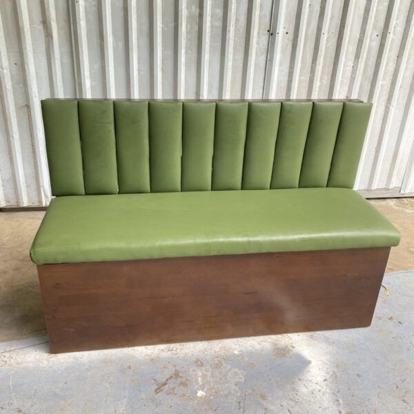 Băng ghế sofa cafe 1m2 khung gỗ bọc da cao cấp