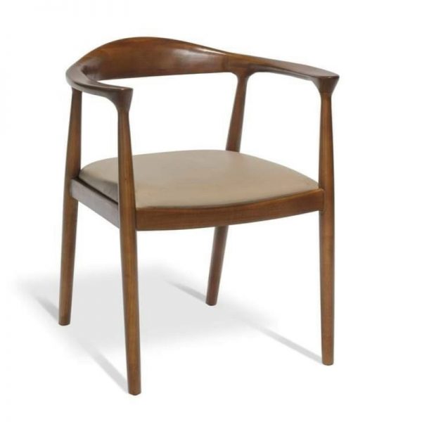 Ghế cafe neva gỗ màu nâu bọc da mới 100%