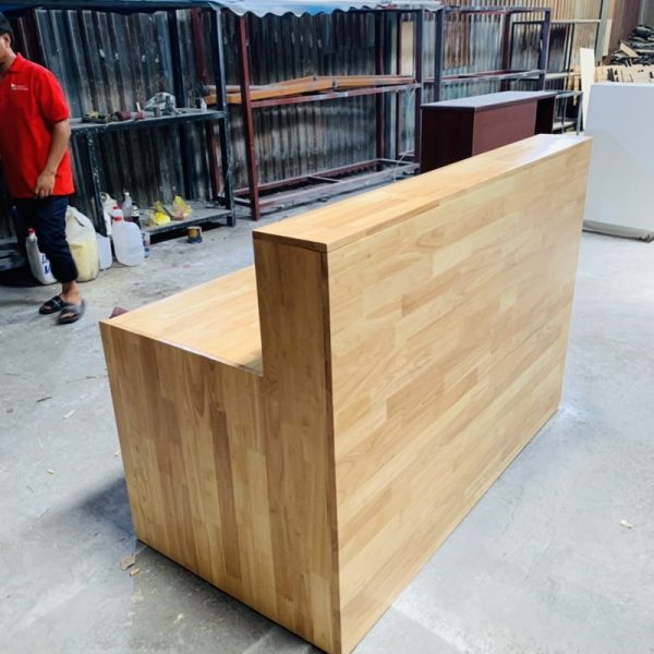 Quầy pha chế 2m gỗ tự nhiên cao cấp mới 100%