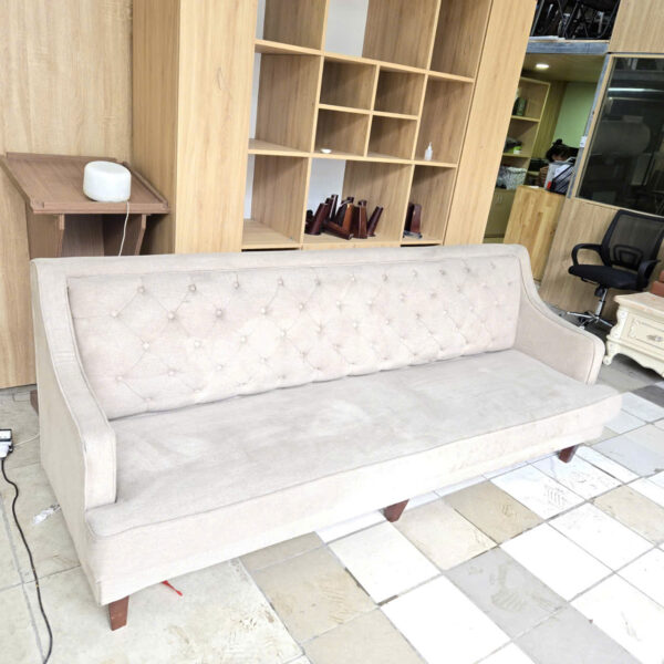 Thanh lý băng sofa cũ màu kem dài 2m3 giá rẻ