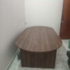 Thanh lý bàn họp oval màu nâu mới 100% giá rẻ