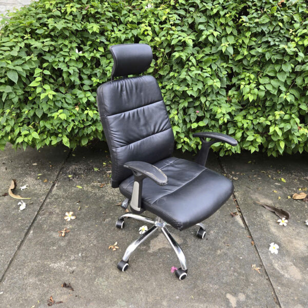 Ghế xoay da lưng cao có tựa đầu hàng cao cấp