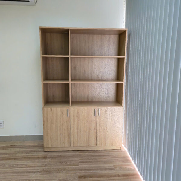 Tủ kệ hồ sơ tài liệu 1m2x1m8 màu nâu