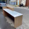 Quầy lễ tân gỗ MDF 2m4 đóng mới
