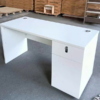 Bàn làm việc trắng 1m2 có hộc kéo cao cấp