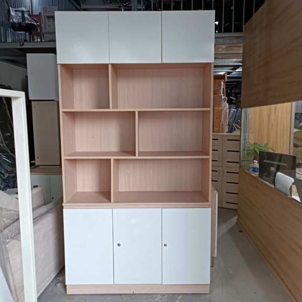 Tủ kệ trưng bày gỗ công nghiệp 1m2x2m3 như mới