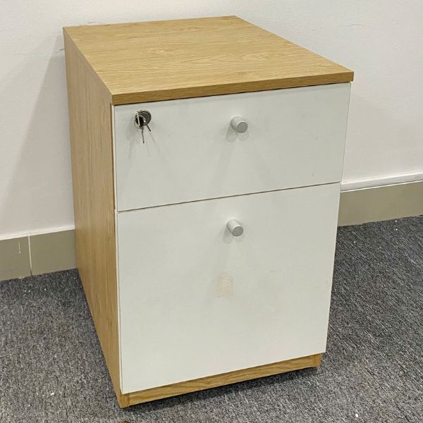 Tủ cabin gỗ công nghiệp 2 ngăn mới 90%