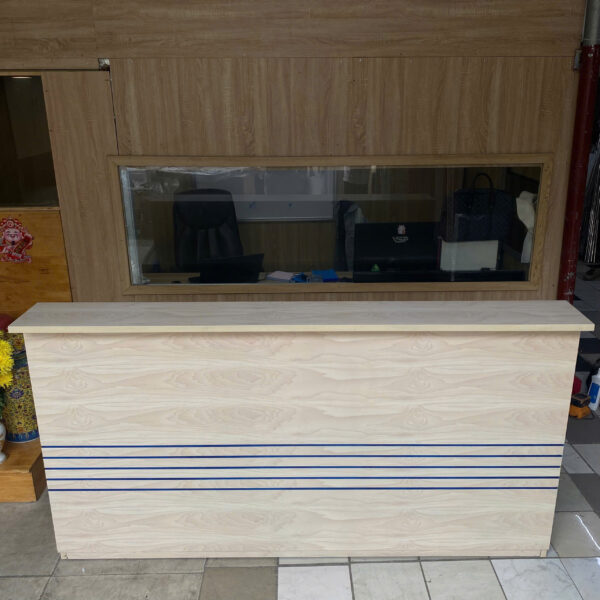 Quầy lễ tân 2m2 cũ gỗ MDF chống ẩm giá rẻ
