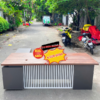 Bàn giám đốc cũ gỗ MDF 2m4 xịn xò