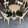 Bộ bàn cafe 4 ghế gỗ cao cấp thanh lý