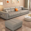 Ghế sofa văng da kiểu Ý đẹp cho phòng khách