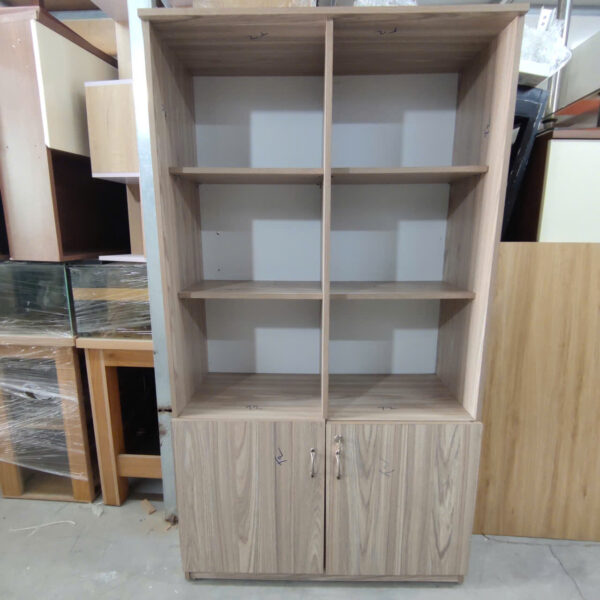 Tủ kệ hồ sơ văn phòng 1mx1m8 màu nâu như mới