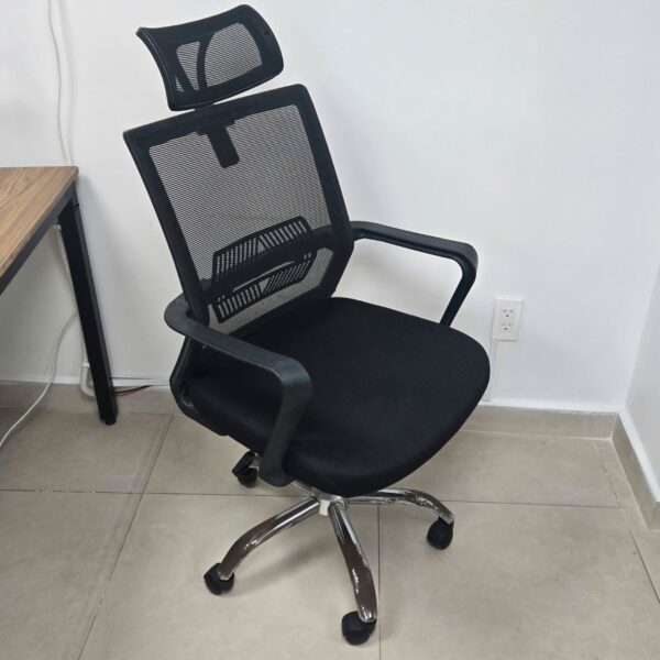 Thanh lý ghế xoay Hòa Phát lưng lưới có tựa đầu