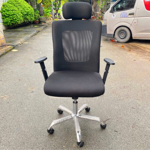 Ghế xoay lưng lưới có tựa đầu thanh lý - hàng xịn