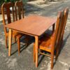 Bộ bàn ăn gỗ tự nhiên 4 ghế đẹp giá rẻ