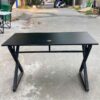Thanh lý bàn làm việc chân sắt đen chữ X 1m2