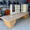 Thanh lý bàn họp gỗ MDF 3m6 dày dặn như mới