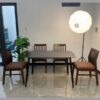 Bộ bàn ăn 4 ghế gỗ Bingo mặt nệm sang trọng