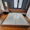 Thanh lý combo giường ngủ gỗ MDF 1m8 kèm tab